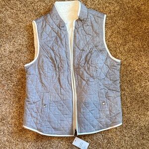 Croft & Barrow Classic Quilted Vest - Brand New